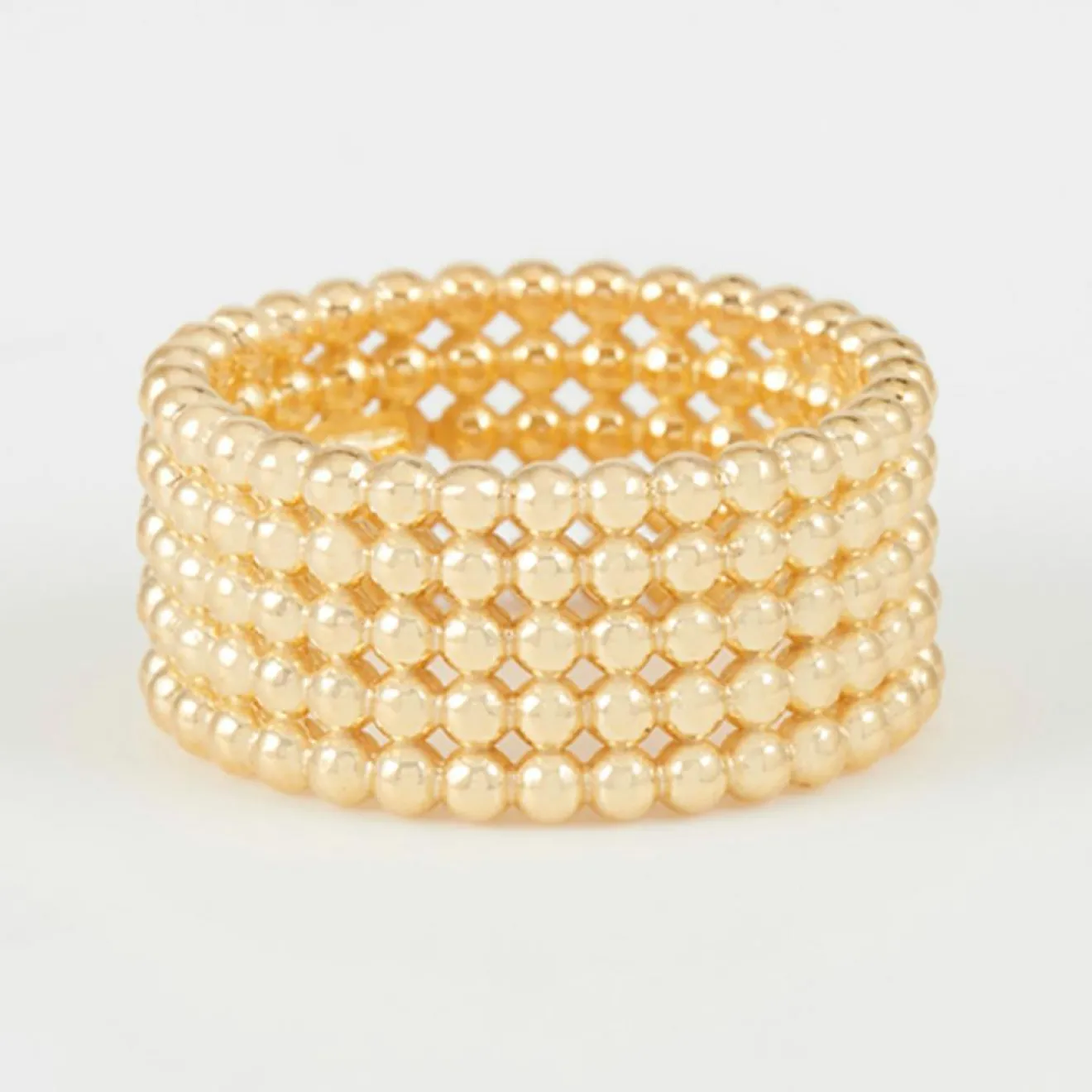 Discount By Rafaella Bague Rana en Argent doré