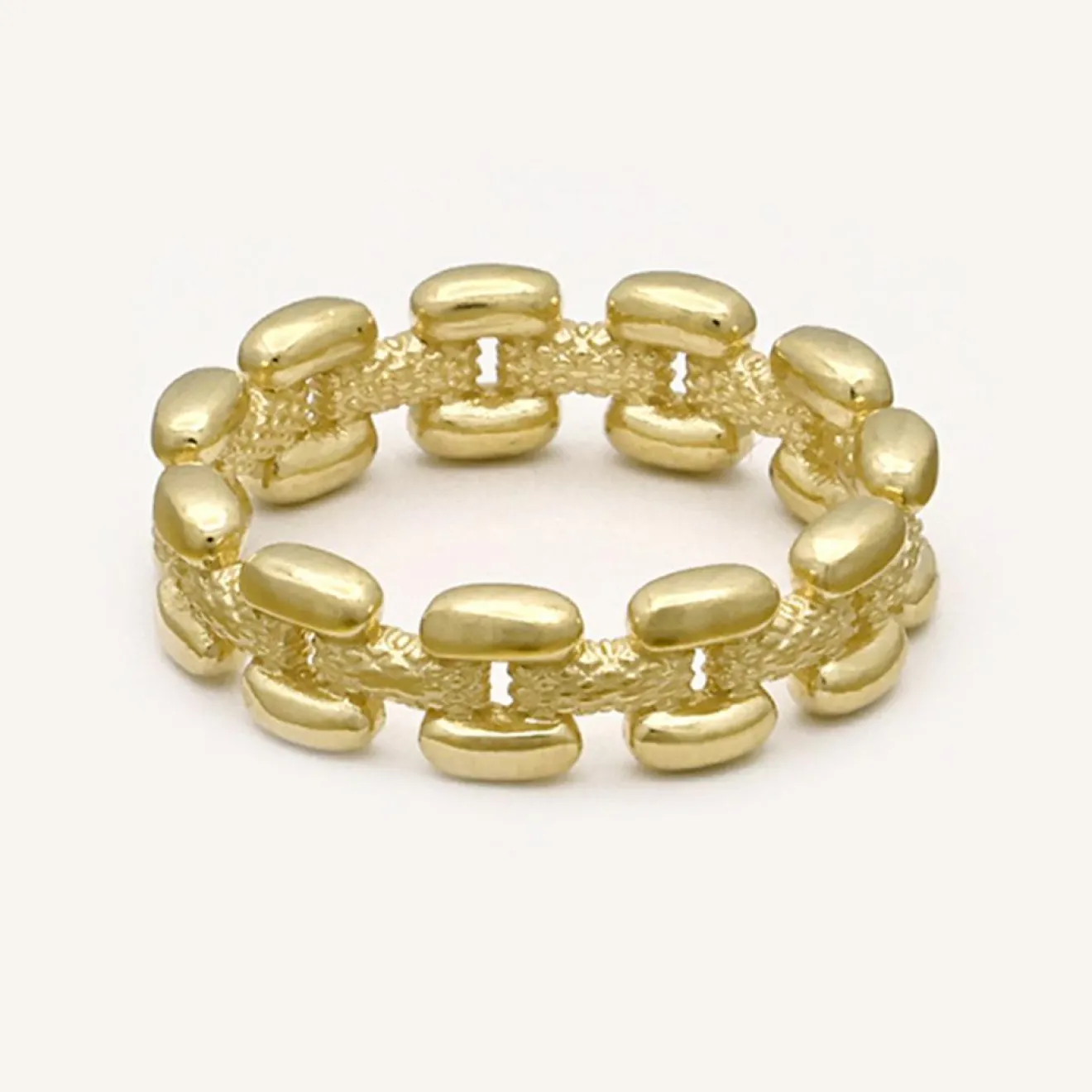 Online By Rafaella Bague Selvaggia en Argent doré