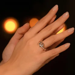 Femme By Rafaella Bague Spika en Argent