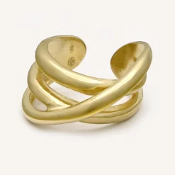 Femme By Rafaella Bague Sveva en Argent doré