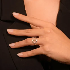 Femme By Rafaella Bague Vincenza en Argent