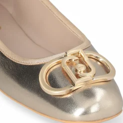 Femme Liu-Jo Ballerines Dafne en Cuir dorées