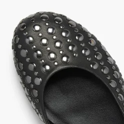 Femme Sonia Rykiel Ballerines en Cuir Beaune noires