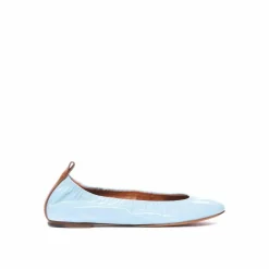 Femme Lanvin Ballerines en cuir bleues
