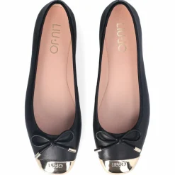 Femme Liu-Jo Ballerines en Cuir Dafne noires
