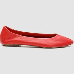 Outlet Cosmoparis Ballerines en Cuir Vixa corail