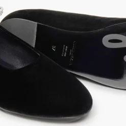 Discount Sonia Rykiel Ballerines en Velour Beaune noires