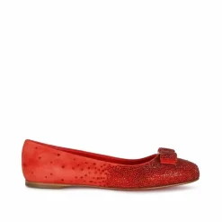 Femme Salvatore Ferragamo Ballerines Salvatore rouges