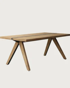 New Uniqka Bandung - Table repas en teck massif