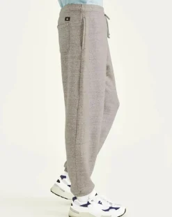 Homme Dockers Bas de Jogging Terry gris chiné