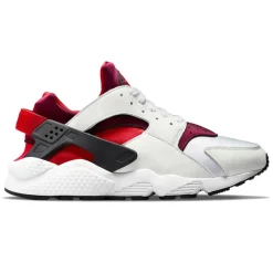Outlet Nike Baskets Air Huarache Run blanc/rouge