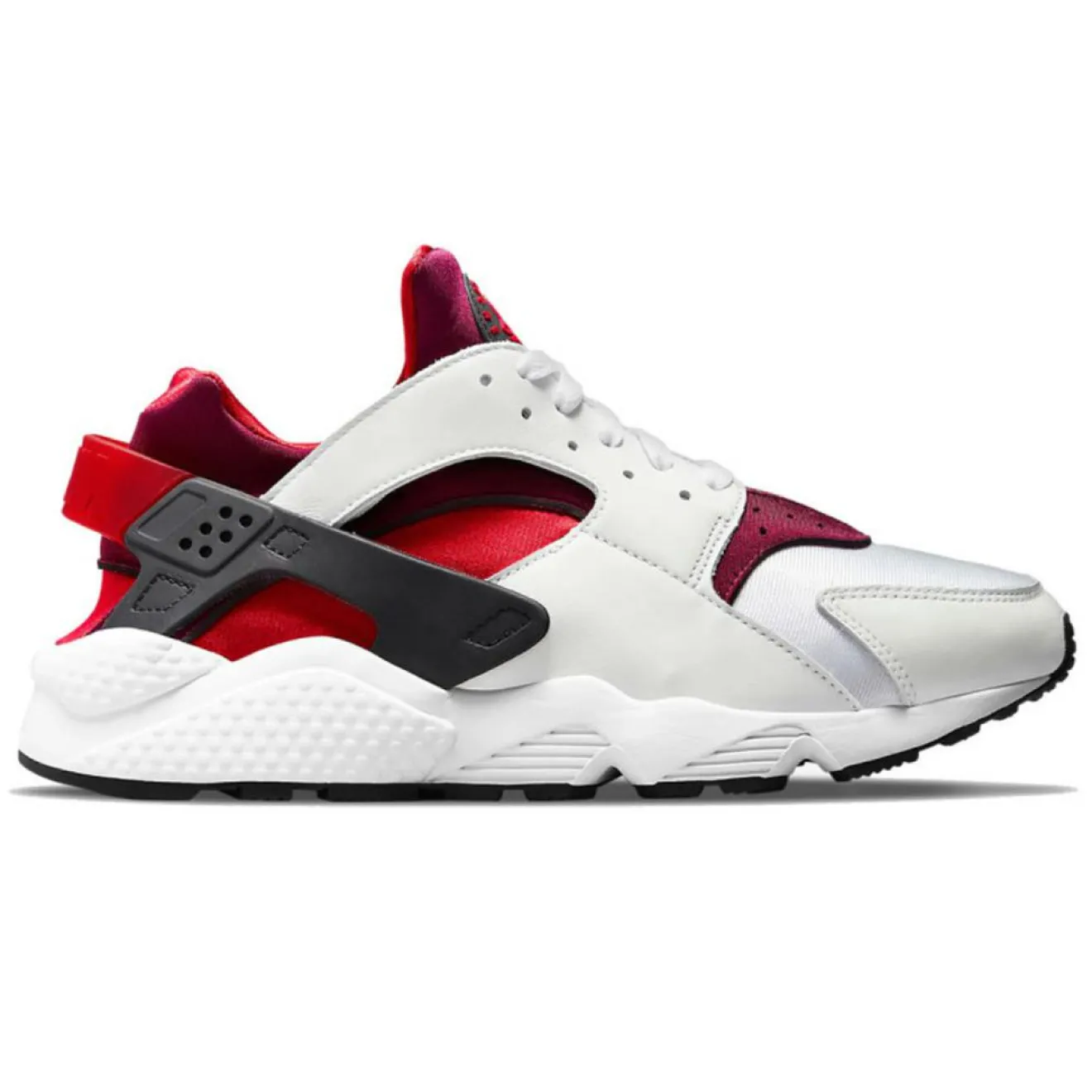 Outlet Nike Baskets Air Huarache Run blanc/rouge