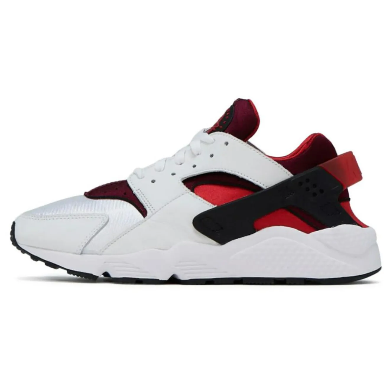 Outlet Nike Baskets Air Huarache Run blanc/rouge