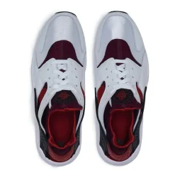 Outlet Nike Baskets Air Huarache Run blanc/rouge