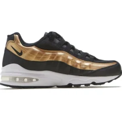 Sale Nike Baskets Air Max 95 Gs noir/doré