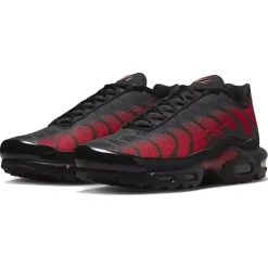 Homme Nike Baskets Air Max Plus noir/rouge