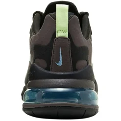 Homme Nike Baskets Air Max React 270 gris/noir/bleu