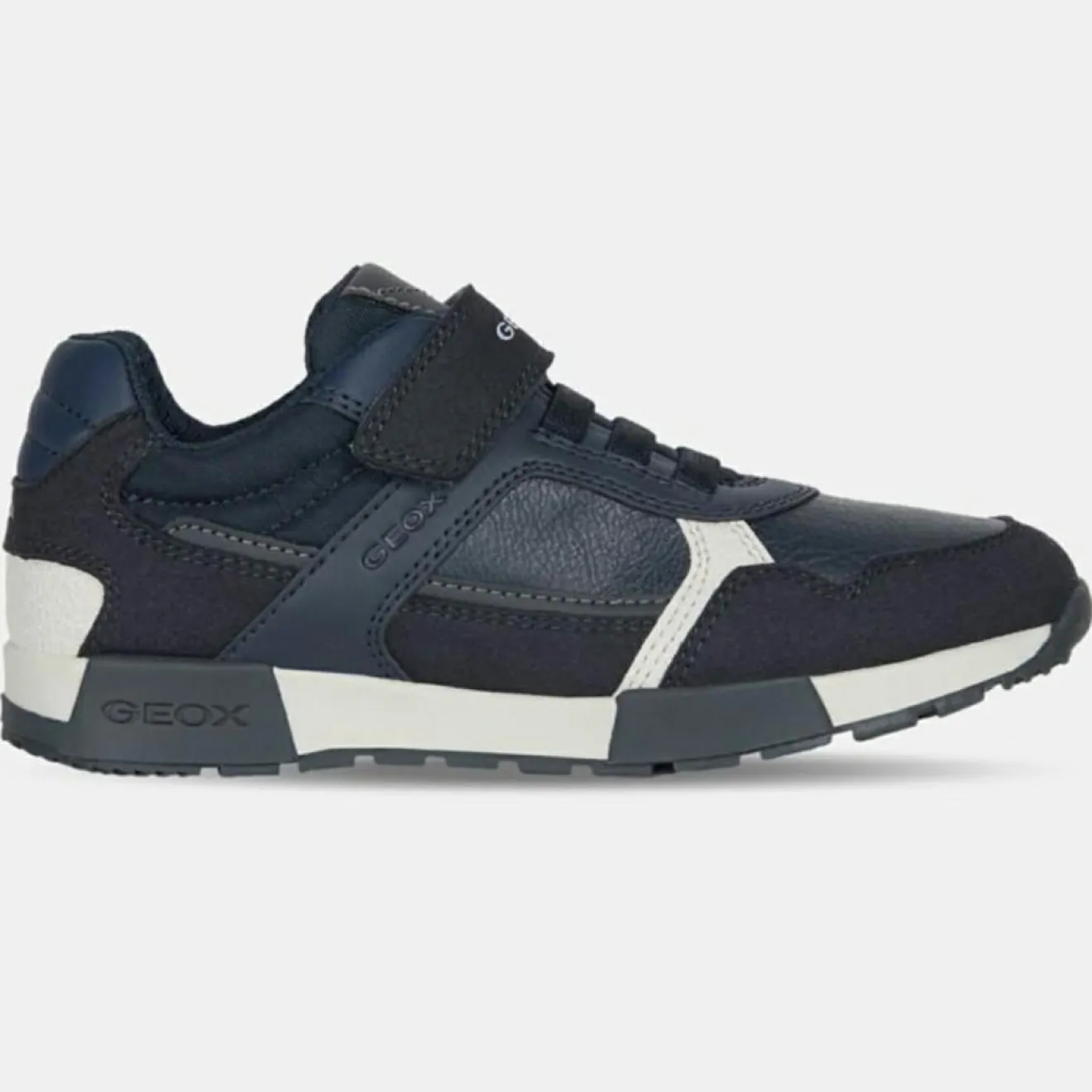 Enfant Geox Baskets Alfier bleu marine