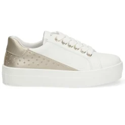 Enfant Liu-Jo Baskets Alicia blanc/doré