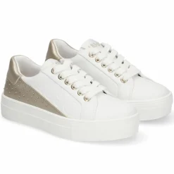 Enfant Liu-Jo Baskets Alicia blanc/doré