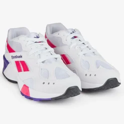 Femme Reebok Baskets Aztrek blanc/rose/violet