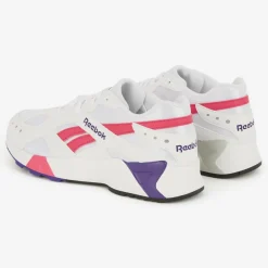 Femme Reebok Baskets Aztrek blanc/rose/violet