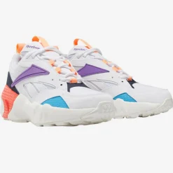 Femme Reebok Baskets Aztrek Double Mix P blanc/violet/turquoise