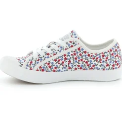 Femme Palladium Baskets basses en Toile imprimée Phoenix multicolores