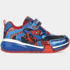 Enfant Geox Baskets Bayonyc Spider-Man x Marvel bleu/rouge