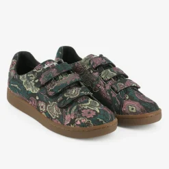 Femme Mellow Yellow Baskets Chloé imprimé floral brodé vertes