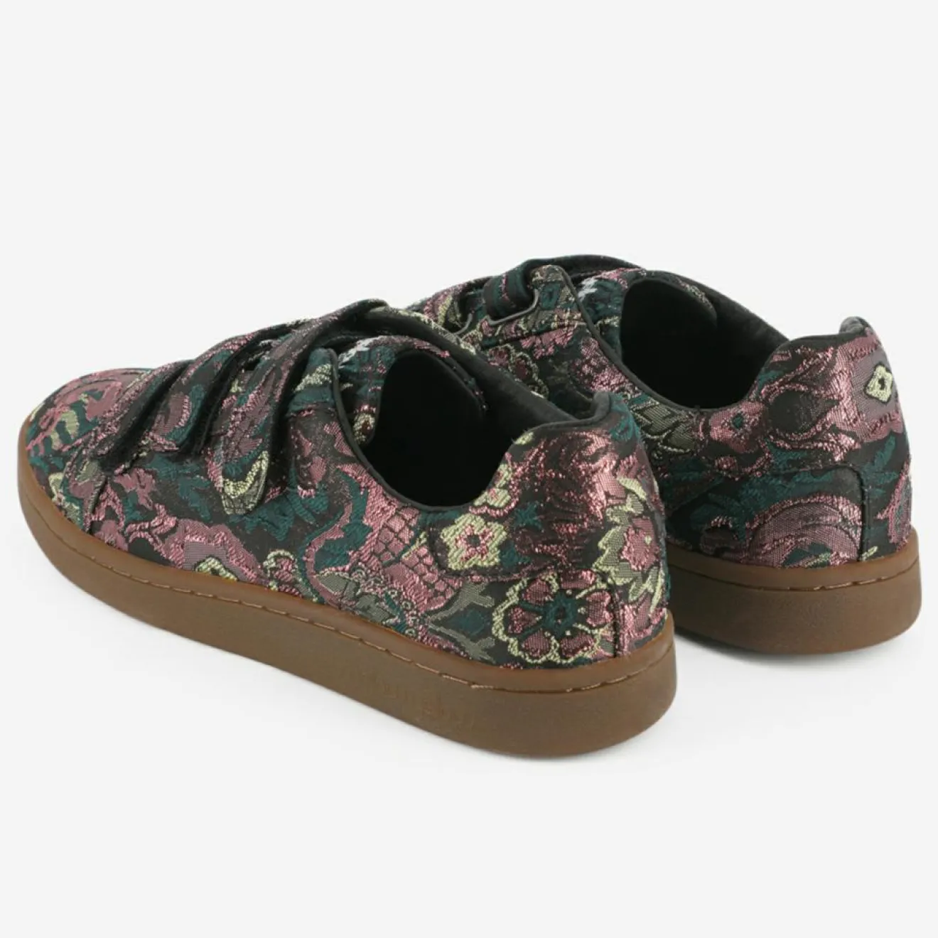 Femme Mellow Yellow Baskets Chloé imprimé floral brodé vertes