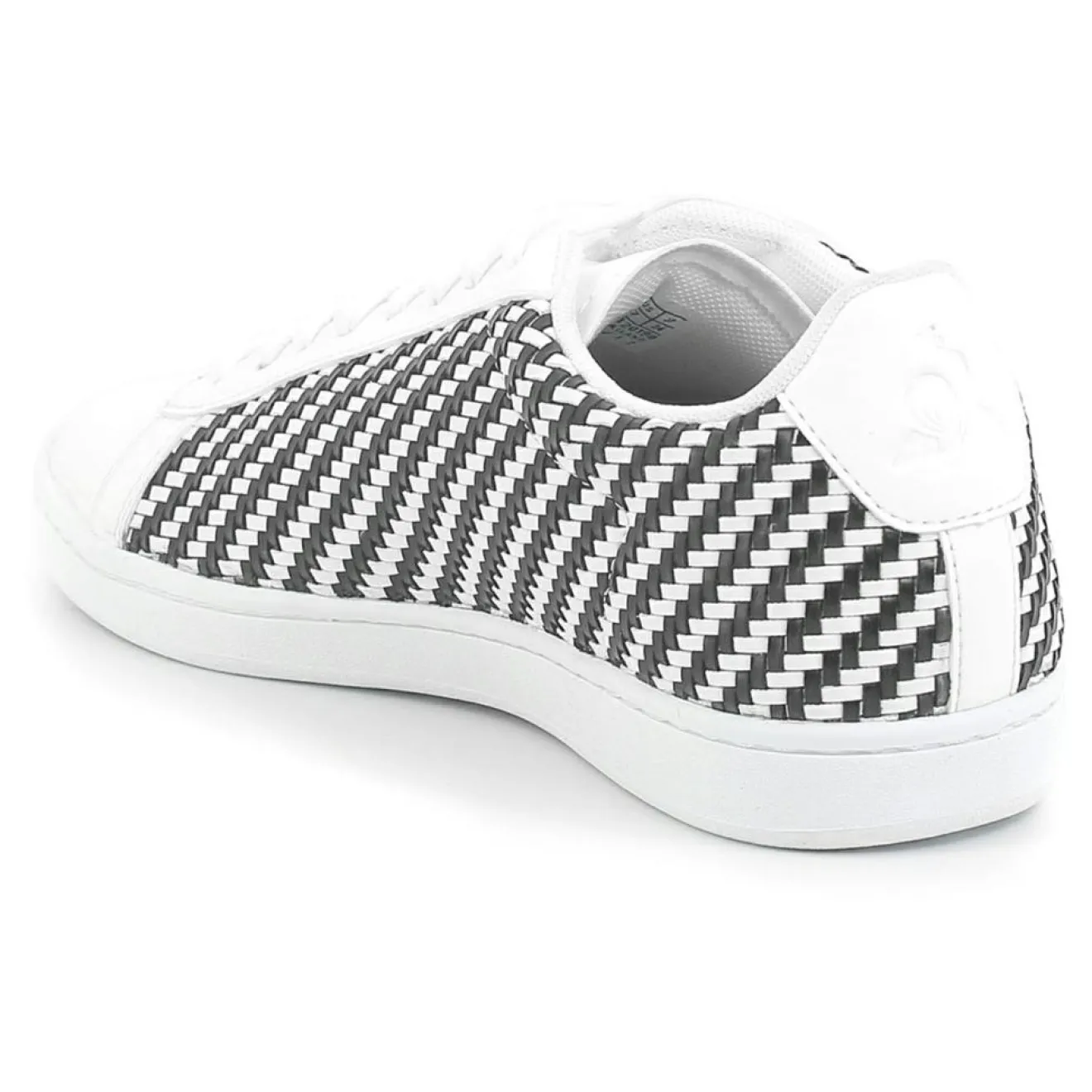 Clearance Le Coq Sportif Baskets Courtset blanc/noir