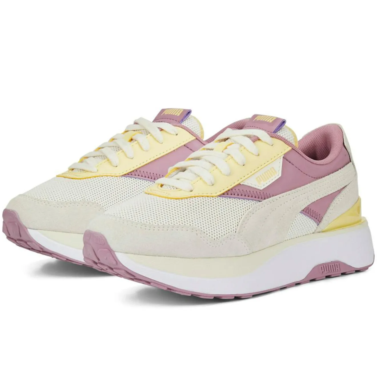 Discount Puma Baskets Cruise Rider Candy jaune/rose