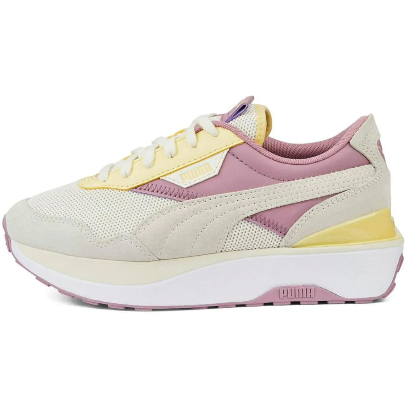 Discount Puma Baskets Cruise Rider Candy jaune/rose