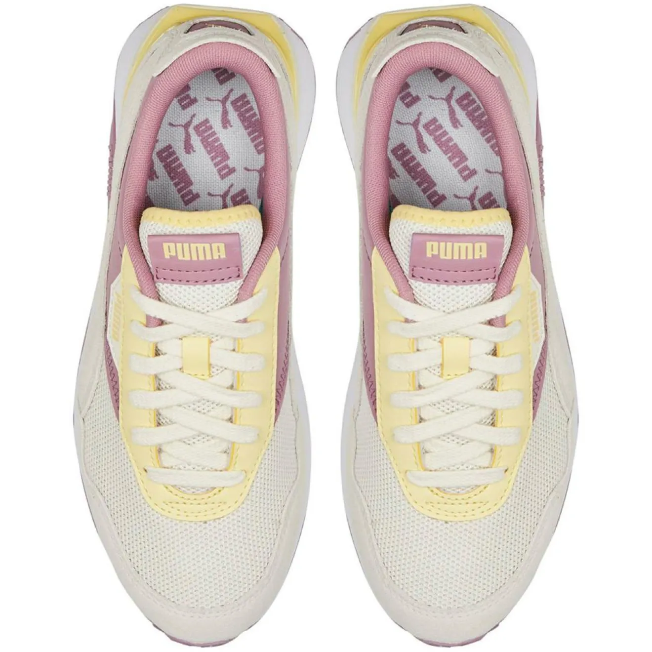 Discount Puma Baskets Cruise Rider Candy jaune/rose