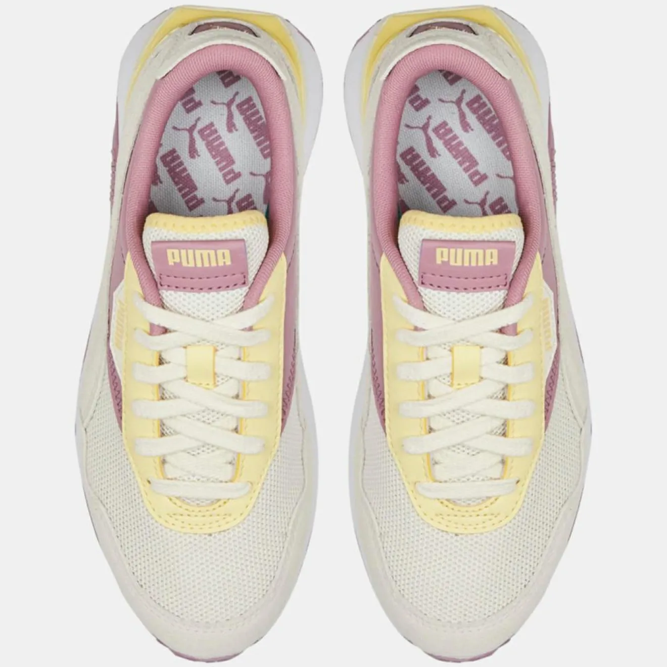 Discount Puma Baskets Cruise Rider Candy jaune/rose