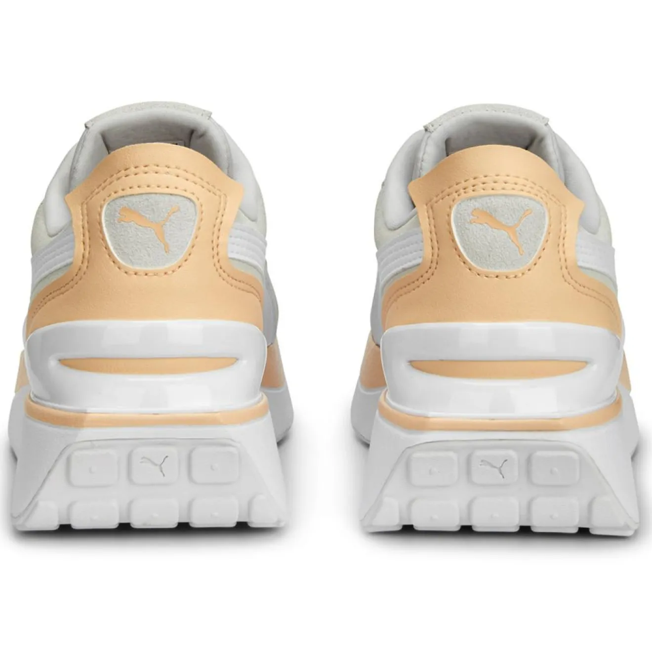 Femme Puma Baskets Cruise Rider Nu Pas blanc/gris/orange