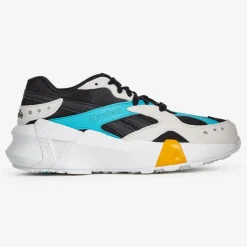 Femme Reebok Baskets en Cuir & mesh Aztrek Double X Gigi Hadid blanc/noir/turquoise