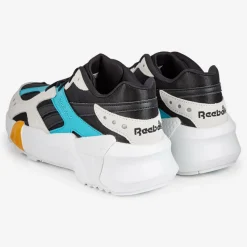 Femme Reebok Baskets en Cuir & mesh Aztrek Double X Gigi Hadid blanc/noir/turquoise