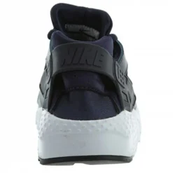 Clearance Nike Baskets en Cuir & Mesh Huarache Gs blau marine/noir