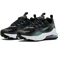 Clearance Nike Baskets en Cuir & Mesh React 270 Gs noir/bleu/vert