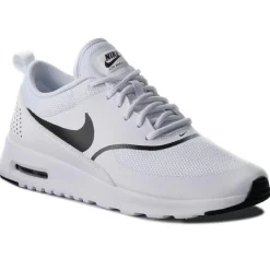 Outlet Nike Baskets en Cuir & Tissu Air Max Thea blanc/noir