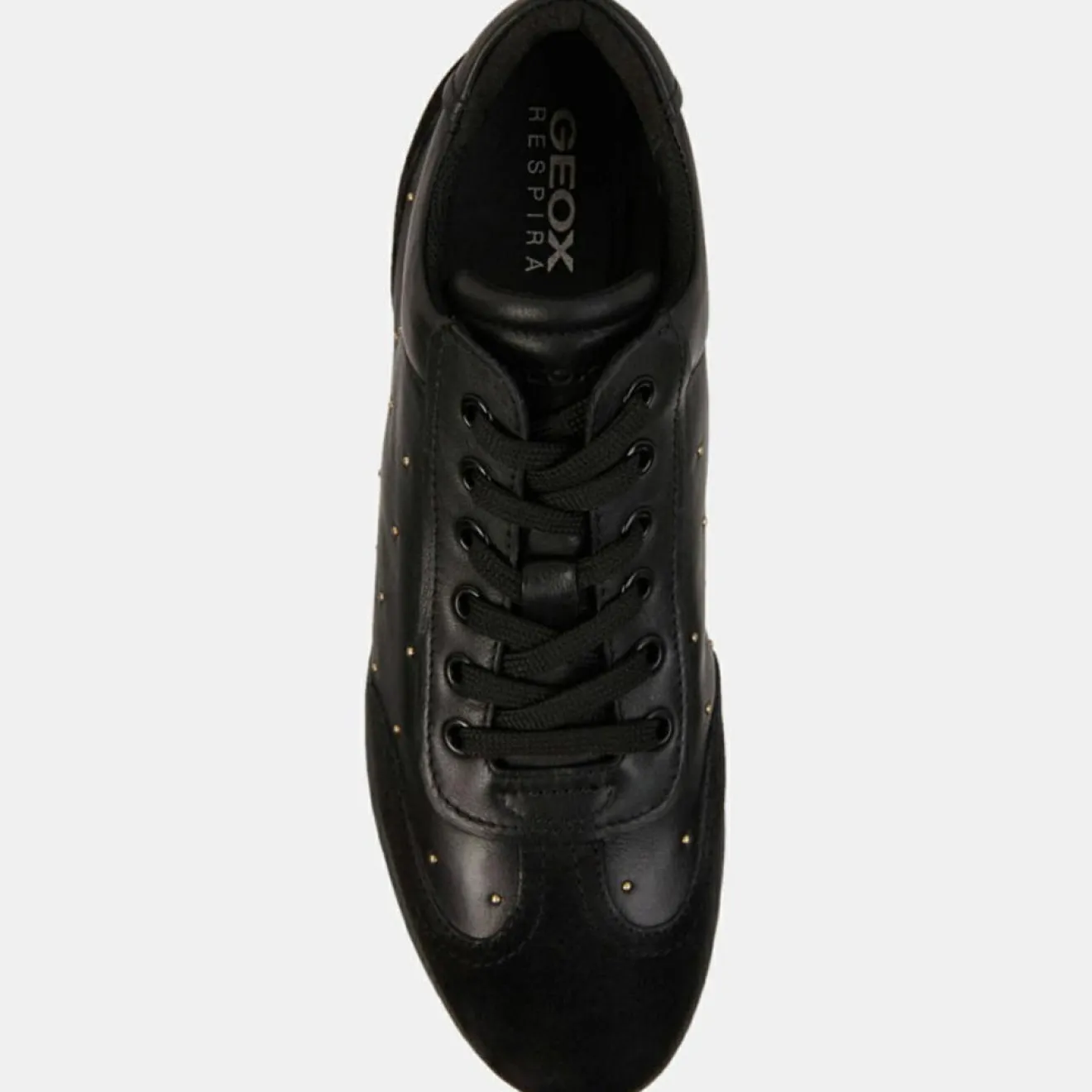 Best Geox Baskets en Cuir & Velours de Cuir Myria noires