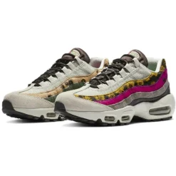 Femme Nike Baskets en Cuir Air Max 95 beige/multicolore