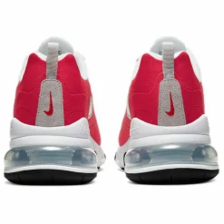 Homme Nike Baskets en Cuir Air Max React 270 blanc/gris/rouge