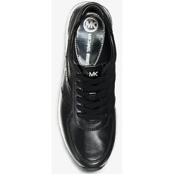 Femme Michael Kors Chaussures Baskets en Cuir Allie noires