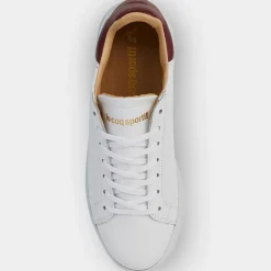 Best Le Coq Sportif Baskets en Cuir Avantage blanc/rouge