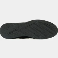 Discount Geox Baskets en Cuir Avery noires