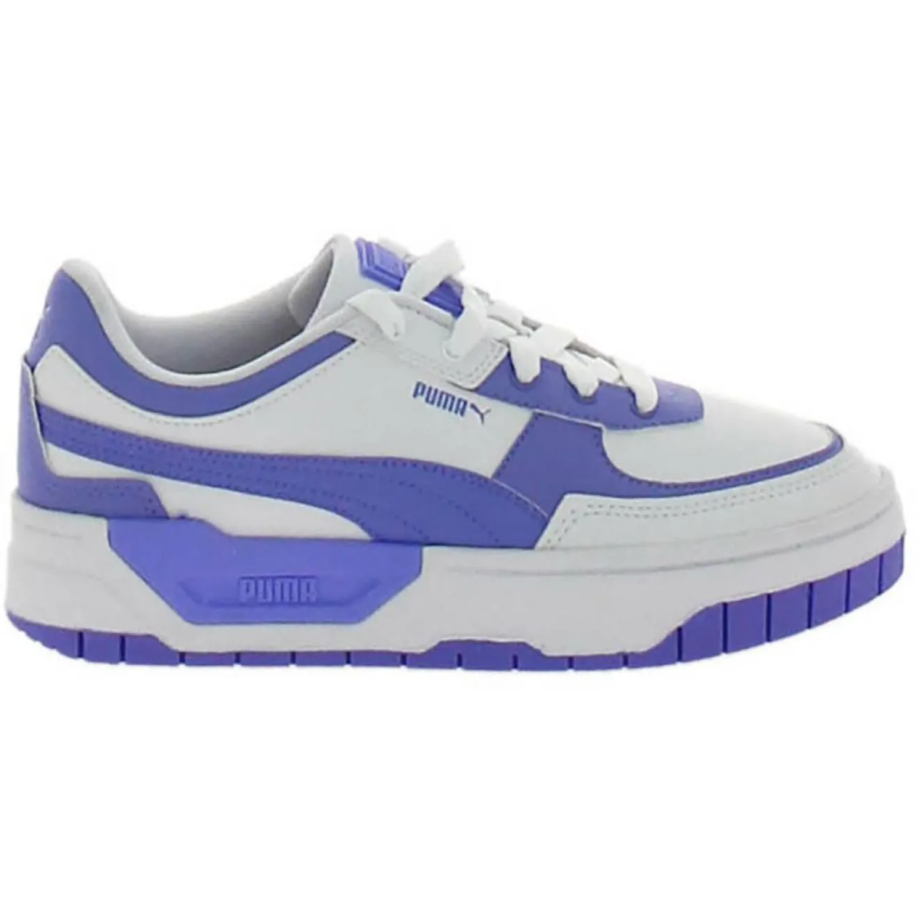 Femme Puma Baskets en Cuir Cali Dream Tweak Dissi blanc/violet