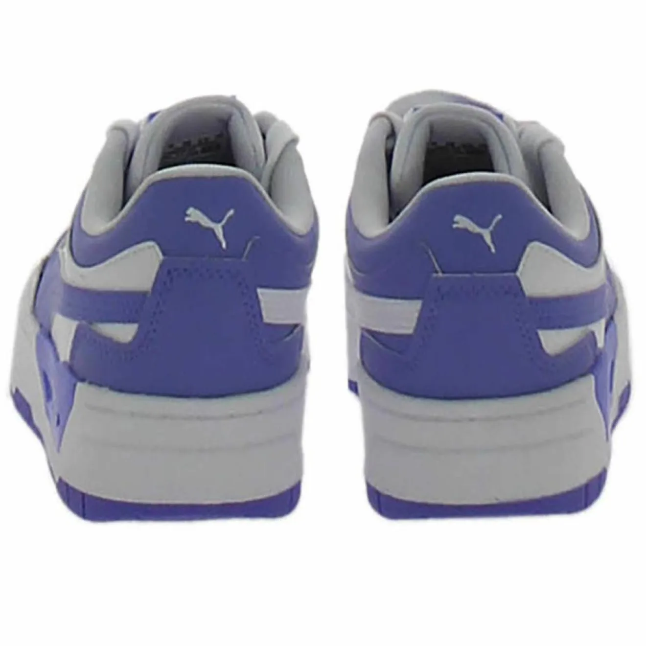 Femme Puma Baskets en Cuir Cali Dream Tweak Dissi blanc/violet